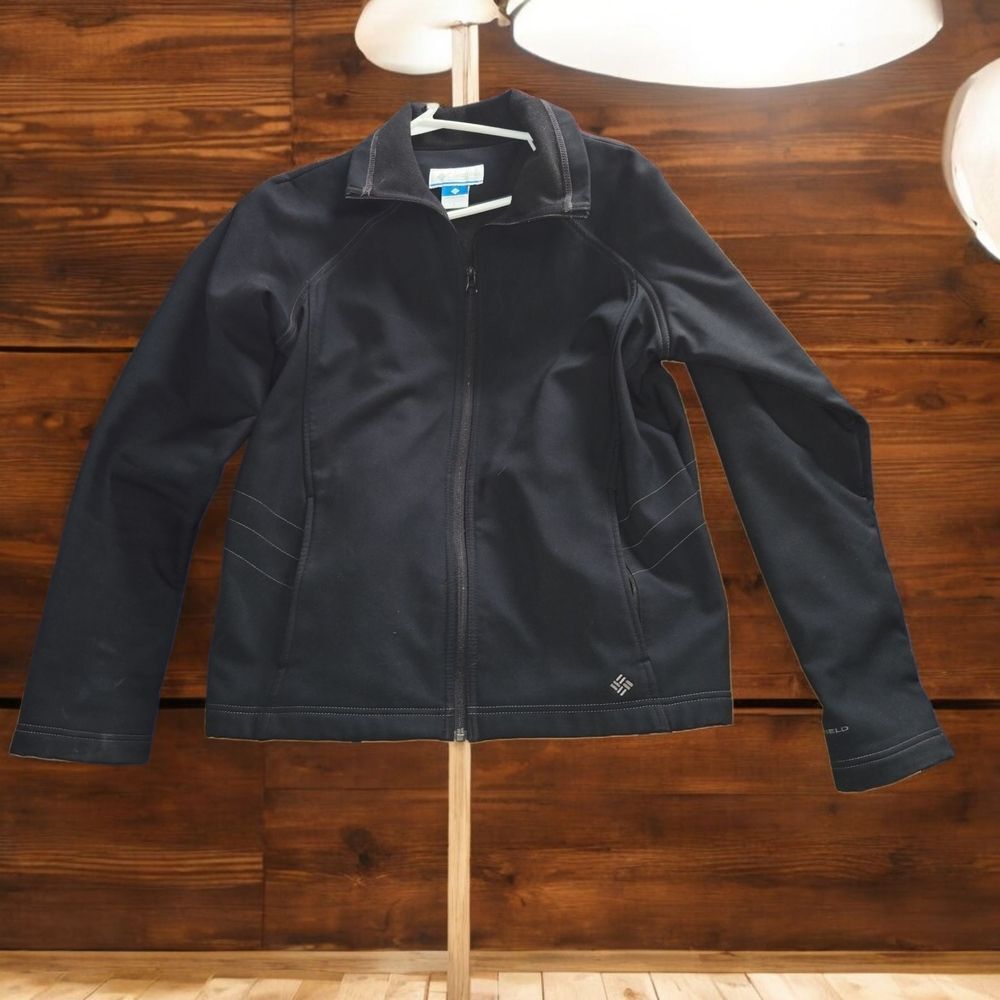 Columbia Black Full-Zip Jacket